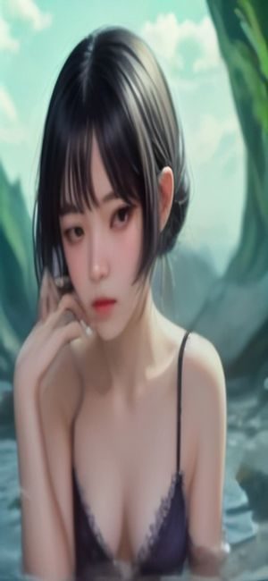最新电影App首页瀑布流，展示推荐影片大图，紫色渐变背景，卡片式布局